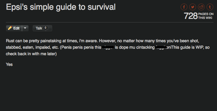 rust survival guide